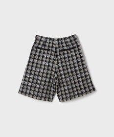 GRACE CONTINENTAL シャイニーツイードハーフパンツ
