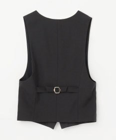 GRACE CONTINENTAL リネン混ツイルジレ