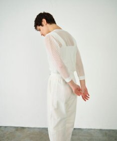 GRACE CONTINENTAL メッシュニットカーディガン