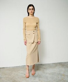 GRACE CONTINENTAL レイヤードペンシルスカート