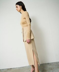 GRACE CONTINENTAL レイヤードペンシルスカート