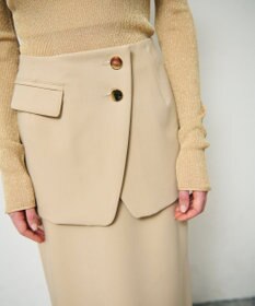 GRACE CONTINENTAL レイヤードペンシルスカート