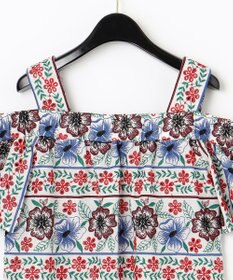 【グレースコンチネンタル】オフショルダー刺繍トップ オフショルダー刺繍トップ / GRACE CONTINENTAL | GRACE