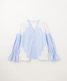 GRACE CONTINENTAL レースコンビブラウス