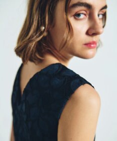 GRACE CONTINENTAL ローズレースドレス