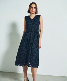 GRACE CONTINENTAL ローズレースドレス
