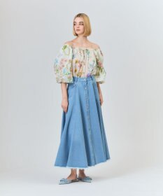 GRACE CONTINENTAL サーキュラーデニムスカート