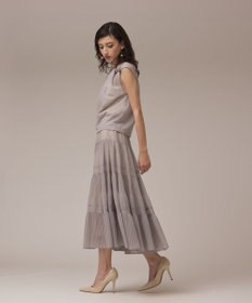 GRACE CONTINENTAL プリーツティアードスカート