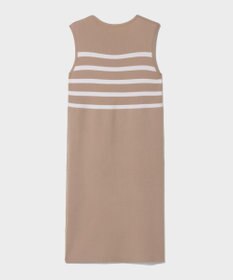 GRACE CONTINENTAL ボーダーパールワンピース