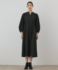GRACE CONTINENTAL ベルト付カフタンワンピース グレー