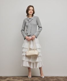 GRACE CONTINENTAL リブシャツニットトップ