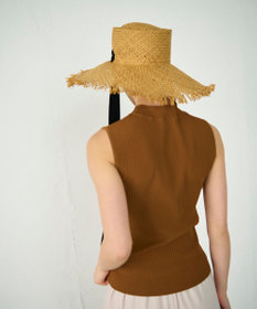 最終価格 FERRUCCIO VECCHI   WIDE BRIM ハット 黒 FERRUCCIO VECCHI リングベルト フェルトハット