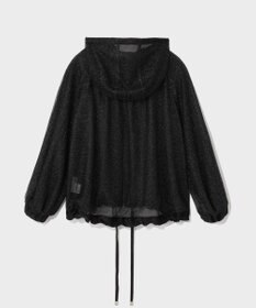 GRACE CONTINENTAL マクラメメッシュフーディー