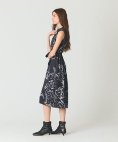 GRACE CONTINENTAL ドローイングキャットワンピース