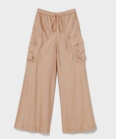 GRACE CONTINENTAL ダブルサテンイージーパンツ