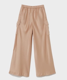 GRACE CONTINENTAL ダブルサテンイージーパンツ