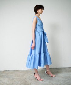 GRACE CONTINENTAL ライトタフタドレス