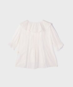 GRACE CONTINENTAL コットンフリルカラーブラウス