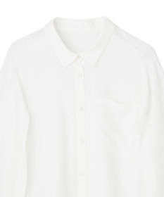 GRACE CONTINENTAL シアーポンチョシャツ