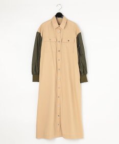 タグ付き　完売品　Diagram タフタコンビシャツワンピース　36 タフタコンビシャツワンピース / GRACE CONTINENTAL | GRACE