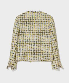 GRACE CONTINENTAL チュールヤーンツイードジャケット