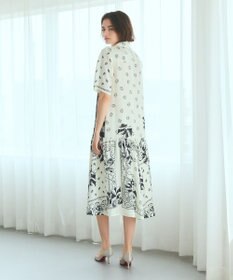 GRACE CONTINENTAL バンダナプリントシャツドレス