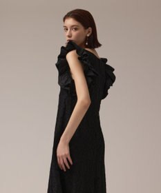GRACE CONTINENTAL フリルレースワンピース ブラック