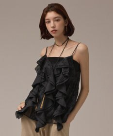 GRACE CONTINENTAL エンブロイダリーキャミブラウス