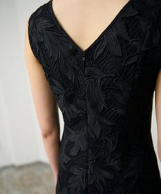 GRACE CONTINENTAL ケミカルリーフドレス