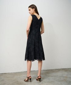 GRACE CONTINENTAL ケミカルリーフドレス