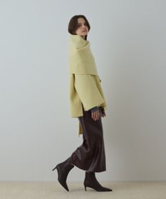 GRACE CONTINENTAL ストール付リバージップブルゾン