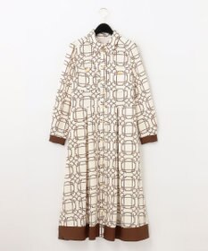 グレースコンチネンタルモノグラムプリントワンピース