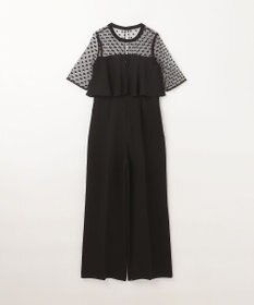 ☆ GRACE CONTINENTAL   花柄　チュール　オールインワン　38 チュールフラワー刺繍ドレス / GRACE CONTINENTAL | GRACE