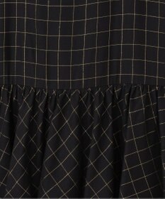 GRACE CONTINENTAL ラメチェックキャミドレス