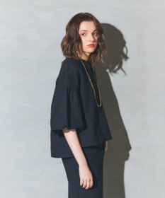 GRACE CONTINENTAL バルーンスリーブカットトップ