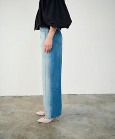GRACE CONTINENTAL ラップデニムパンツ