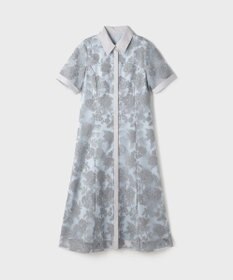 GRACE CONTINENTAL フラワーコード刺繍ワンピース