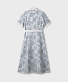 GRACE CONTINENTAL フラワーコード刺繍ワンピース