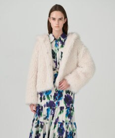 GRACE CONTINENTAL フェイクファーブルゾン キナリ