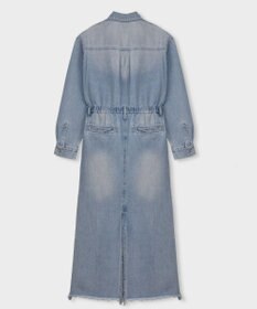 GRACE CONTINENTAL デニムドロストスリットワンピース