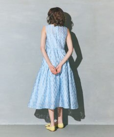 GRACE CONTINENTAL キカドットジャガードドレス