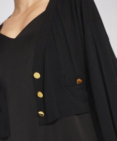 GRACE CONTINENTAL ショートルーズニットカーディガン