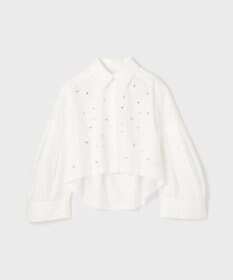 GRACE CONTINENTAL ビジューシャツ