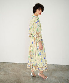 GRACE CONTINENTAL セーラープリントワンピース