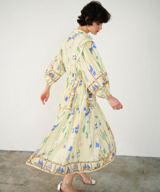 GRACE CONTINENTAL セーラープリントワンピース