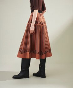 24SS】ENFOLD エンフォルド / SOLID WAVE TUCK SKIRT / スカート