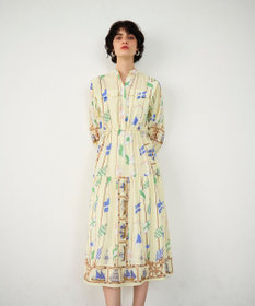 GRACE CONTINENTAL セーラープリントワンピース