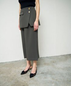 GRACE CONTINENTAL レイヤードペンシルスカート