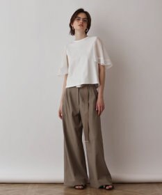 GRACE CONTINENTAL シアーケープカットトップ ホワイト