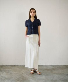 GRACE CONTINENTAL レースカットスキッパートップ